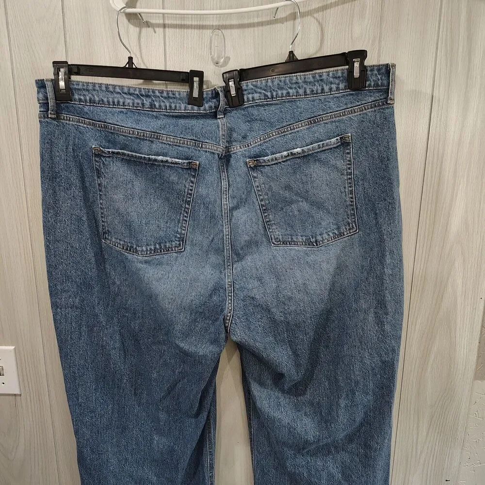 Old Navy Extra High Rise Sky- Hi Wide Leg Secret Smooth Pockets Plus Size 26